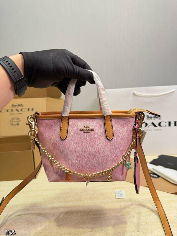 Coach City Pink 38x28x15cm shoulder bag — AAA Quality Replica