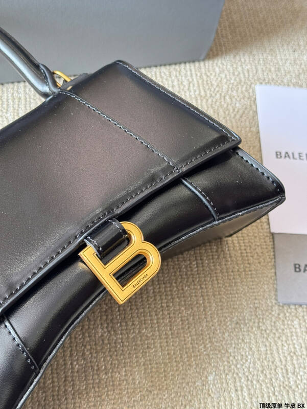 Balenciaga Hourglass Black 23x14x10cm shoulder bag — AAA Quality Replica