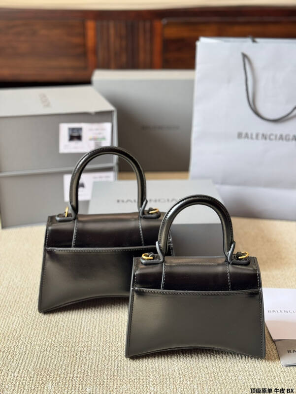 Balenciaga Hourglass Black 23x14x10cm shoulder bag — AAA Quality Replica
