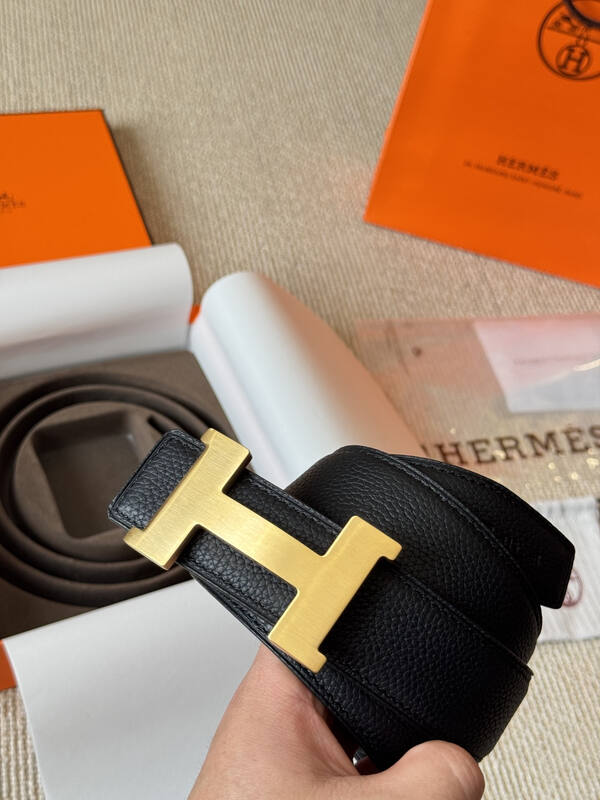 Hermes Black leather 38mm everyday — Top Quality Replica
