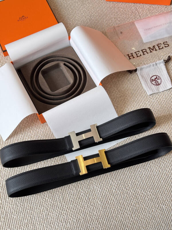 Hermes Black leather 38mm everyday — Top Quality Replica