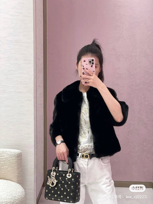Dior Lady Black shoulder — Top Quality Replica