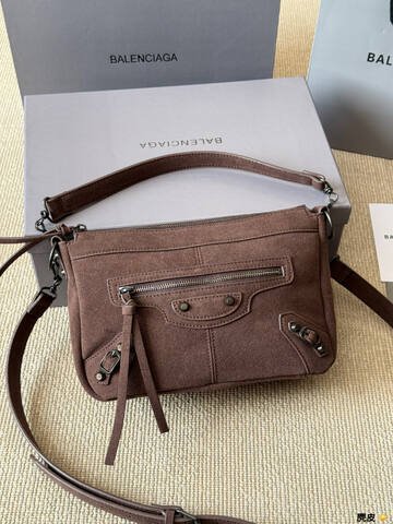 Balenciaga City Brown 38x28x15cm shoulder bag AAA Quality Replica