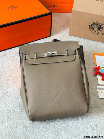 Hermes Herbag Taupe shoulder 1 1 Replica