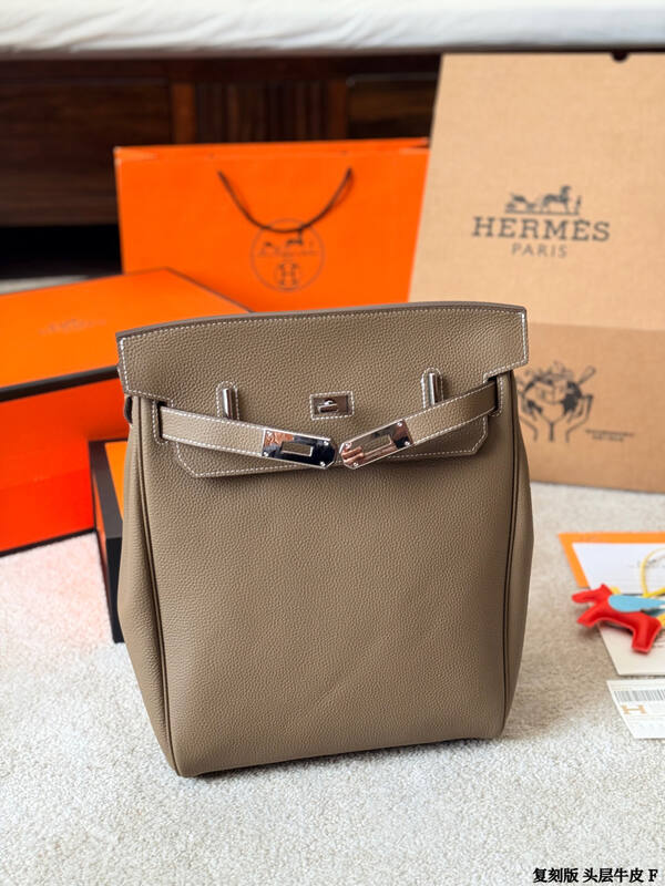 Hermes Herbag Taupe shoulder — 1:1 Replica