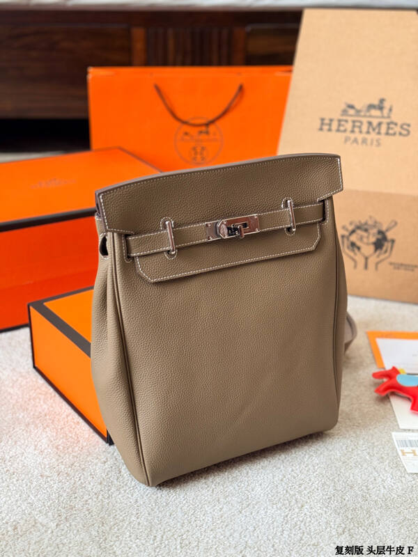 Hermes Herbag Taupe shoulder — 1:1 Replica