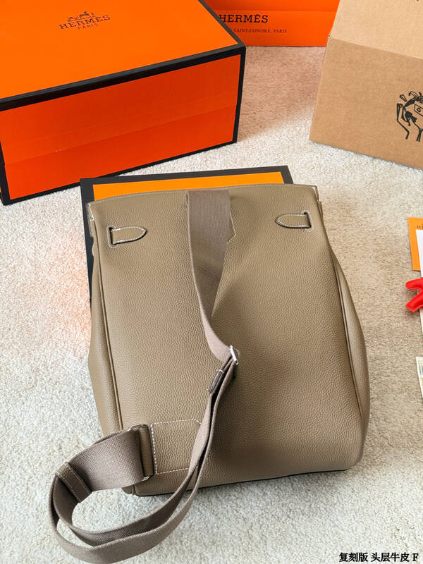 Hermes Herbag Taupe shoulder — 1:1 Replica