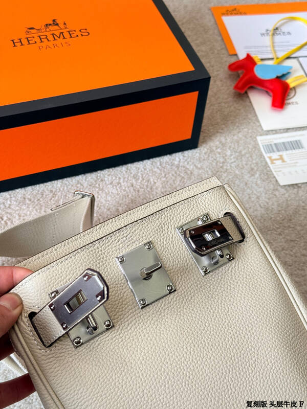 Hermes Jypsiere Cream crossbody — 1:1 Replica
