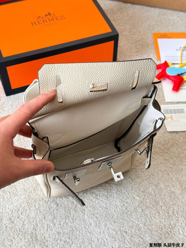 Hermes Jypsiere Cream crossbody — 1:1 Replica