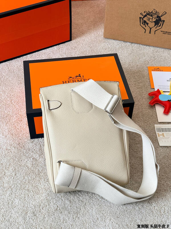 Hermes Jypsiere Cream crossbody — 1:1 Replica