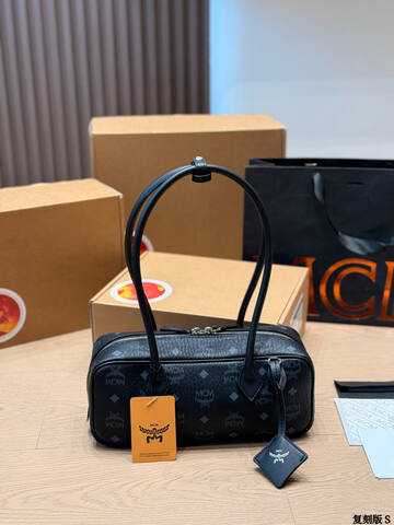 MCM Monogram 25x18x10cm shoulder bag AAA Quality Replica