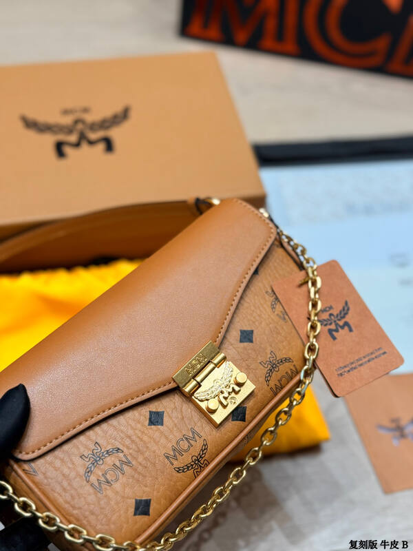 MCM Monogram 25x18x10cm shoulder bag — 1:1 Replica