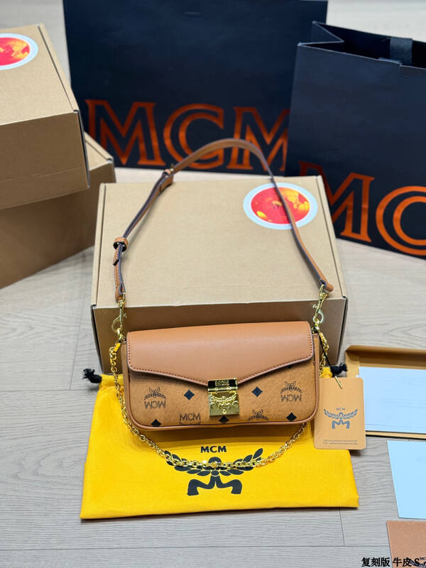 MCM Visetos 25x18x10cm shoulder bag — Top Quality Replica