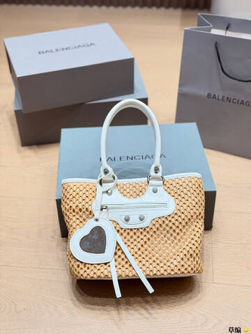 Balenciaga White 18x12cm shoulder bag AAA Quality Replica