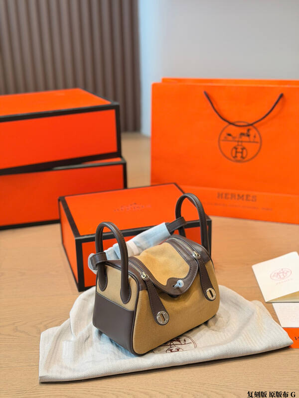 Hermes Birkin 25 Beige and Brown handbag — Premium Replica