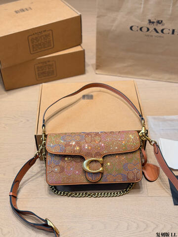 Coach Monogram shoulder bag Top Quality Replica