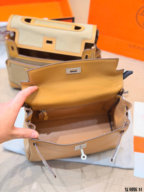 Hermes Cargo Birkin Toile and tan 28 tote — Premium Replica