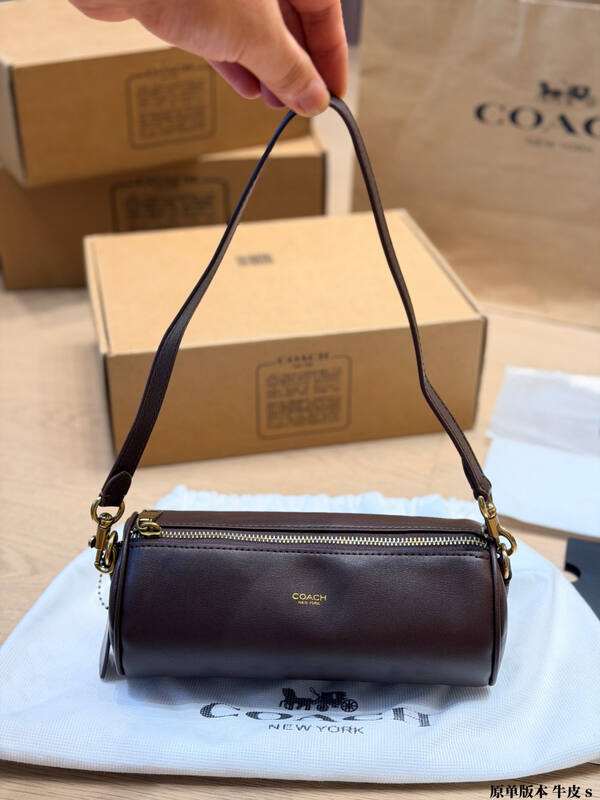 Coach Pink 25x18x10cm shoulder bag — 1:1 Replica