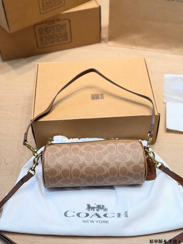 Coach Brown 25x18x10cm shoulder bag 1 1 Replica