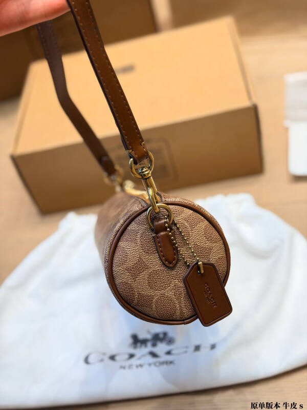 Coach Brown 25x18x10cm shoulder bag — 1:1 Replica