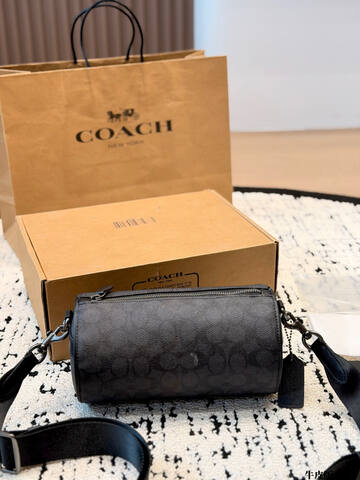 Coach Black 25x18x10cm shoulder bag Top Quality Replica
