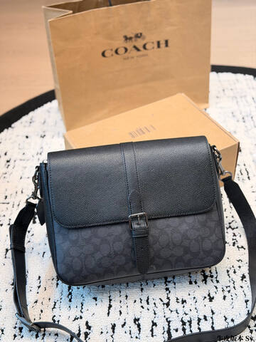 Coach Black shoulder bag AAA Quality Replica