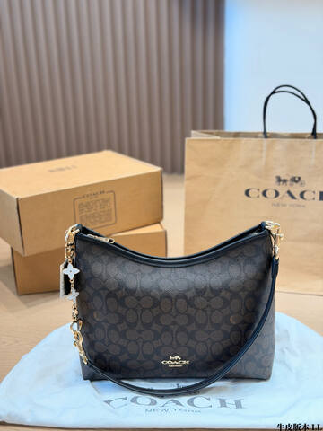 Coach Monogram shoulder bag Premium Replica