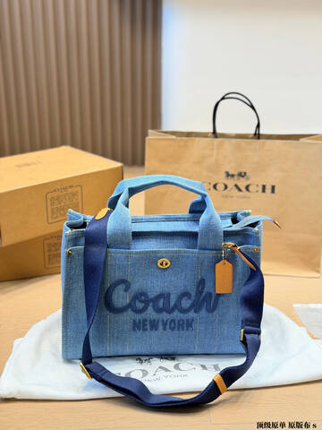 Coach Blue shoulder bag 1 1 Replica