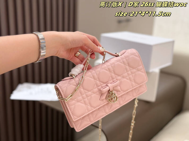 Dior WOC Pink 21 4 11 crossbody — AAA Quality Replica