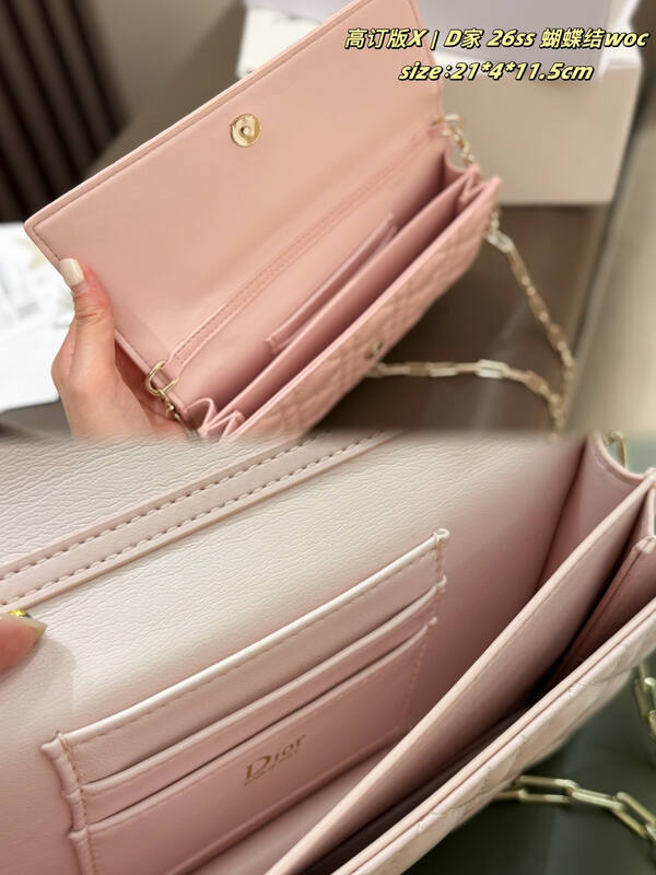 Dior WOC Pink 21 4 11 crossbody — AAA Quality Replica