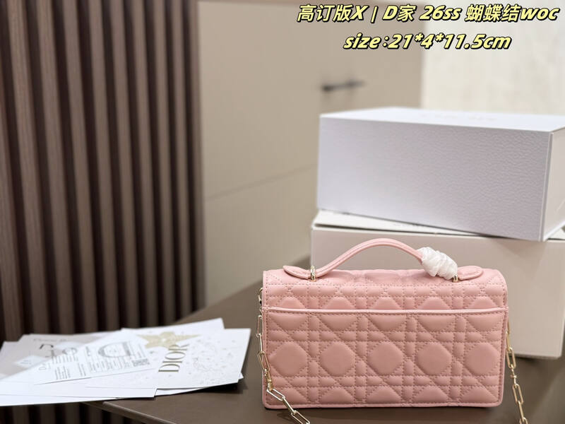 Dior WOC Pink 21 4 11 crossbody — AAA Quality Replica