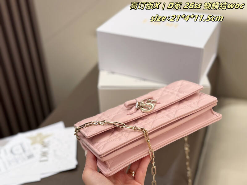 Dior WOC Pink 21 4 11 crossbody — AAA Quality Replica