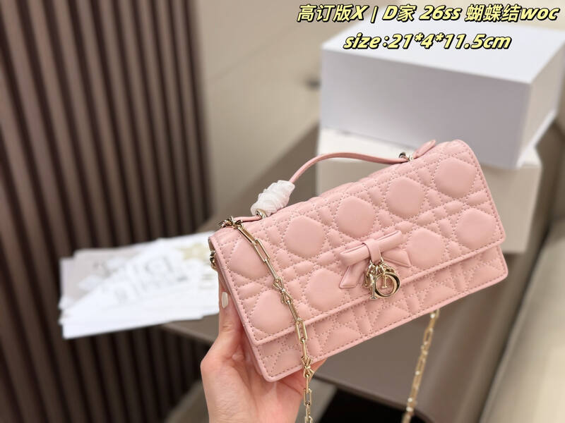 Dior WOC Pink 21 4 11 crossbody — AAA Quality Replica