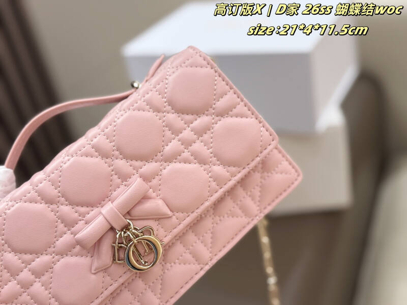 Dior WOC Pink 21 4 11 crossbody — AAA Quality Replica