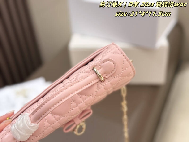 Dior WOC Pink 21 4 11 crossbody — AAA Quality Replica