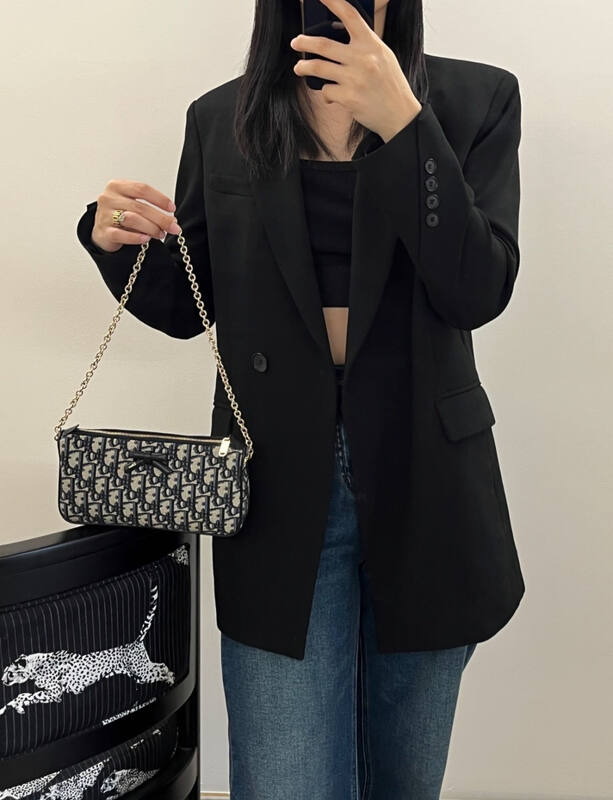 Dior Promenade Oblique Beige Black crossbody — Premium Replica
