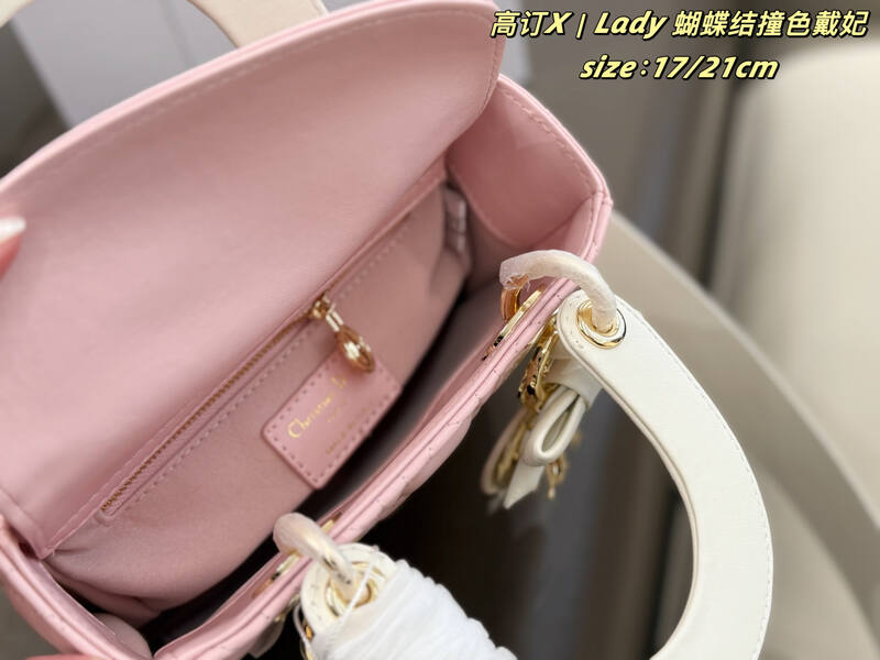 Dior Lady Pink 17x8 crossbody — Premium Replica