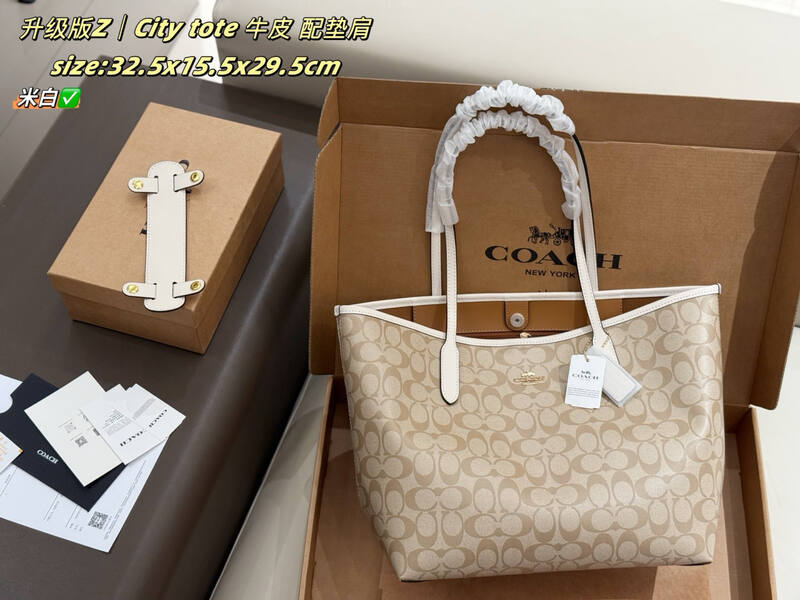 Coach City Black 38x28x15cm shoulder bag — AAA Quality Replica
