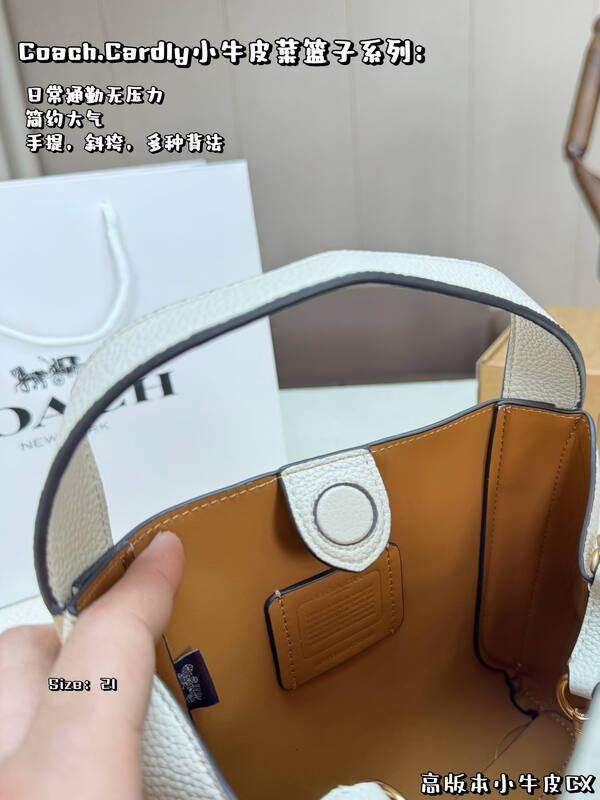Coach Calfskin shoulder bag — Premium Replica