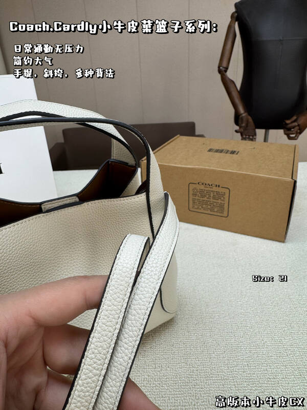 Coach Calfskin shoulder bag — Premium Replica