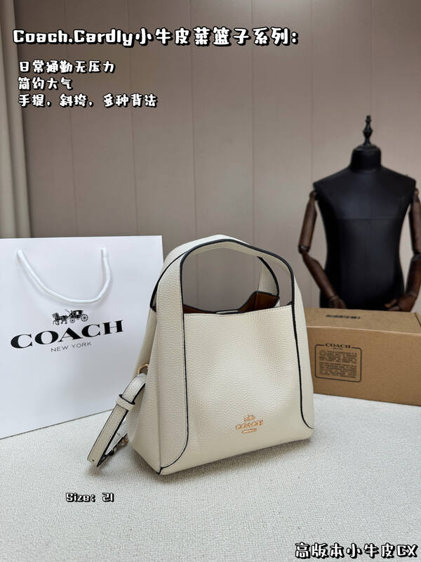 Coach Calfskin shoulder bag — Premium Replica
