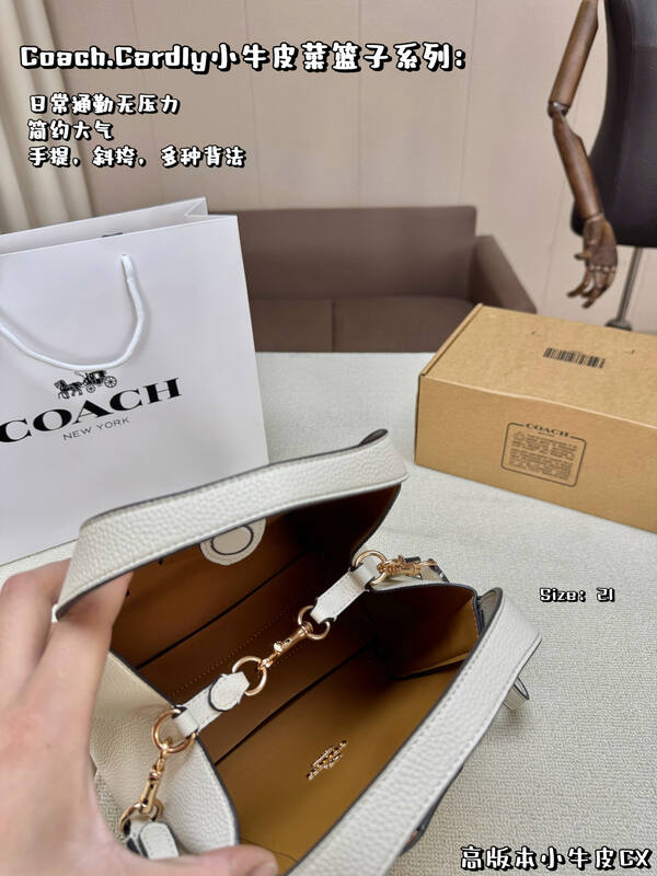 Coach Calfskin shoulder bag — Premium Replica