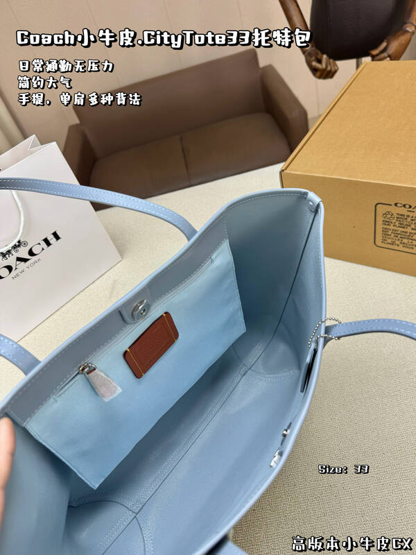 Coach Calfskin shoulder bag — 1:1 Replica