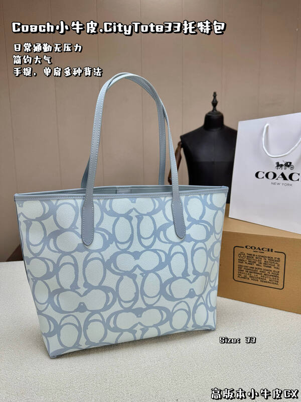 Coach Calfskin shoulder bag — 1:1 Replica