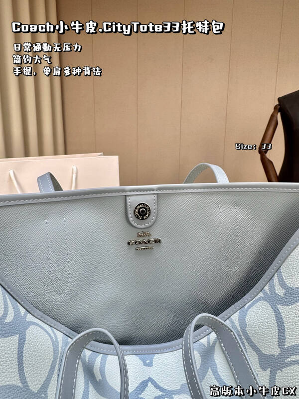 Coach Calfskin shoulder bag — 1:1 Replica
