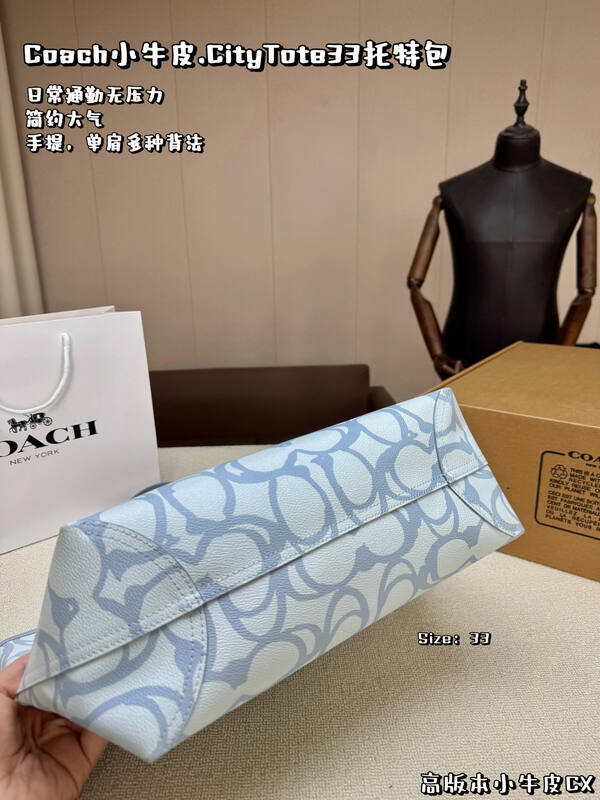 Coach Calfskin shoulder bag — 1:1 Replica