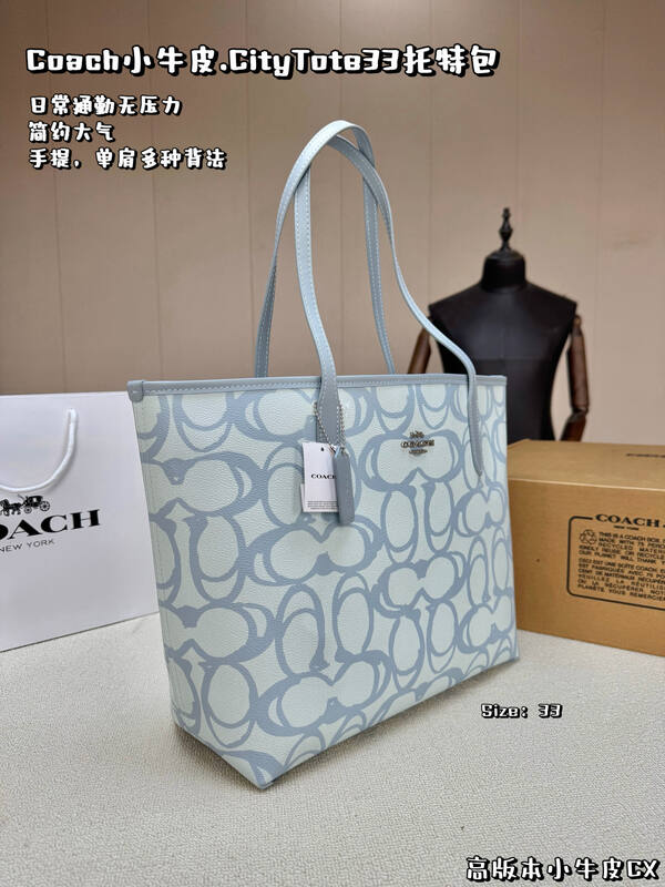 Coach Calfskin shoulder bag — 1:1 Replica