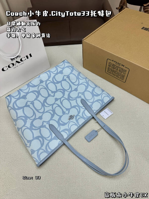 Coach Calfskin shoulder bag — 1:1 Replica