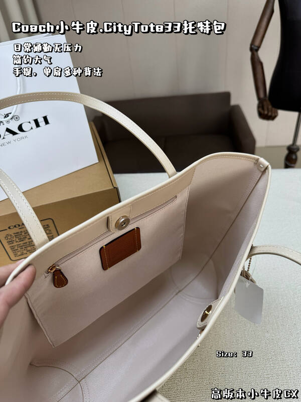 Coach Calfskin shoulder bag — Premium Replica
