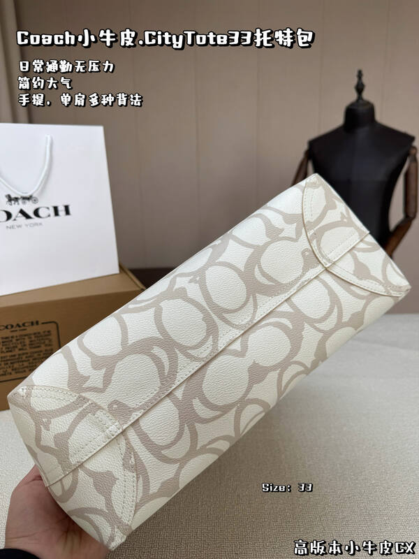 Coach Calfskin shoulder bag — Premium Replica